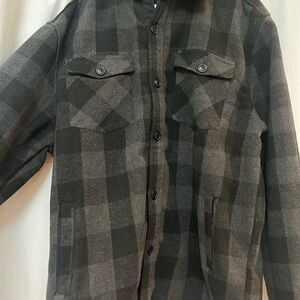 Men's Black Plaid Jacket
